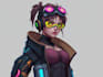 design fantasy and cyberpunk character