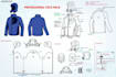 create clothing design clothing tech pack flat sketch