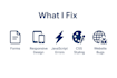fix your HTML, CSS, or javascript website issues fast