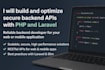 build and fix secure PHP laravel rest apis