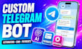 build a custom telegram bot with ai, admin panel and API integrations