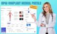 develop a secure hipaa compliant patient portal and medical CRM