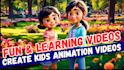 create animated videos for a kids channel youtube