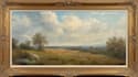 paint a real oil painting on canvas