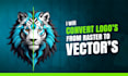 redraw logo for brands into print ready vectors