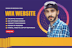 do wix website design, redesign business wix website, wix studio