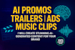 create a cinematic ai video and promo ad