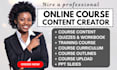 create online course content, coaching program ielts, toefl prep course creation
