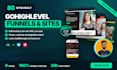 build your gohighlevel website, funnel or landing page