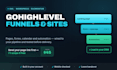 build gohighlevel website, ghl sales funnel, landing page in ghl or wordpress