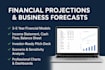 prepare financial projections and valuation models in excel