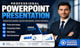 create marketing reports, pitch deck, powerpoint design, and google slides