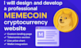create memecoin website crypto token website
