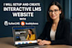setup and create interactive lms website with, tutorlms, buddyboss and moodle
