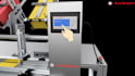 create cartesian robots 3d animation, automation 3d robotic animation