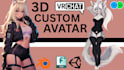 create a custom anime and protogen avatar for vrchat