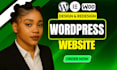 design redesign wordpress website, wordpress elementor as a full stack developer
