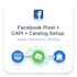 setup or fix facebook pixel, conversions API, and product catalog for shopify