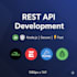 build a secure nodejs rest API with mysql or mongodb