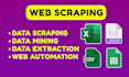do data mining, web scraping, data extraction, web crawling and data collection