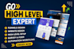 create professional gohighlevel sales funnel and automation