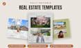 design premium real estate templates and instagram listings