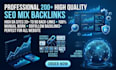 create 200 high quality SEO mix backlinks website ranking