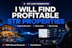 find profitable str properties for airbnb, vrbo, and vacasa
