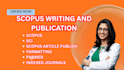 do article writing, review, publish research, scopus publication, formatting