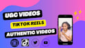 create script reading ugc videos