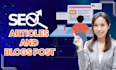 write SEO articles and blog posts with stock images