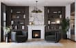 create realistic 3d interior rendering for living room, bedroom, kitchen design