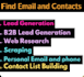 do b2b lead generation, email collection by using linkedin