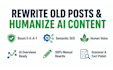 edit ai content, rewrite, and humanize for SEO and eeat
