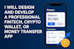 build crypto wallet app, blockchain app, wallet app, crypto wallet,exchange web