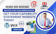 setup winning government contract website and trust capability statement website