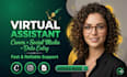be your canva designer social media manager personal executive virtual assistant