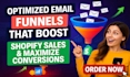 convert visitors into customers with landing page cro and sales funnel
