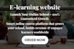 design e learning website, online course that drives education and engagagement