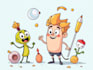 draw amazing cartoon characters and cartoon objects