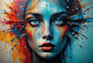 create an expresionism art, graffity, abstract