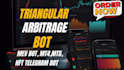 build profitable crypto arbitrage bot, triangular bot, hedging