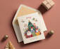 draw greeting, christmas, birthday card, postcard