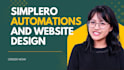 simplero automations landing page simplero website design
