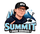 design modern snow removal, landscape, snow logo