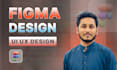 do figma website design, modern and user friendly