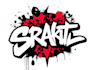 make graffiti logo or graffiti illustration