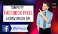 setup facebook pixel conversion API, server side tracking