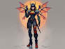 design fantasy and cyberpunk character