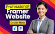 design website , framer landing page, framer developer
